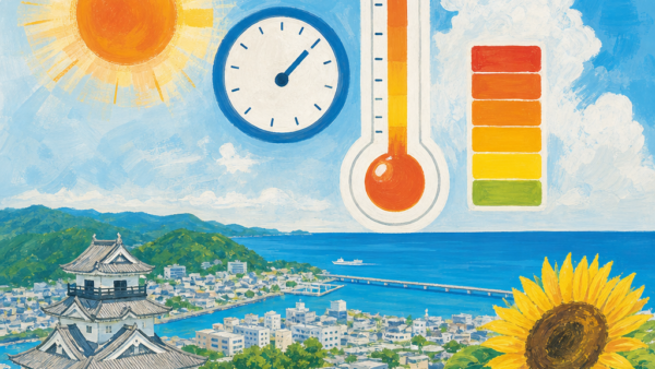 高知の7月天気は1時間予報と暑さ指数で読む