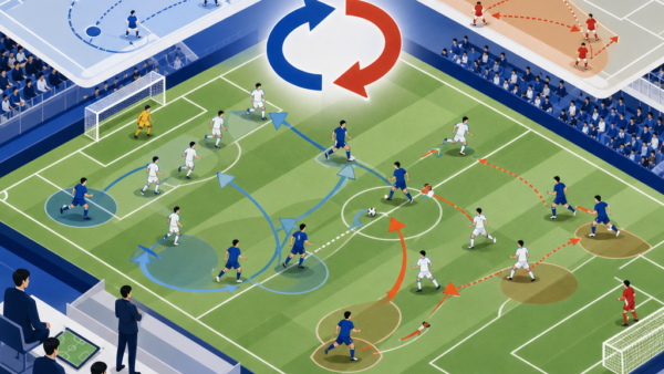 サッカー日本代表を支える守備と攻撃の切り替え
